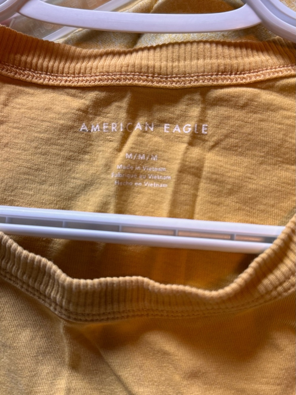 🍔 American Eagle “Cheese Burger Deluxe” Graphic Crop Tee — Size Medium - Picture 3 of 5